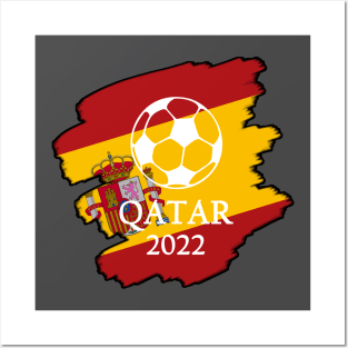 Spain in Qatar world cup 2022 Posters and Art